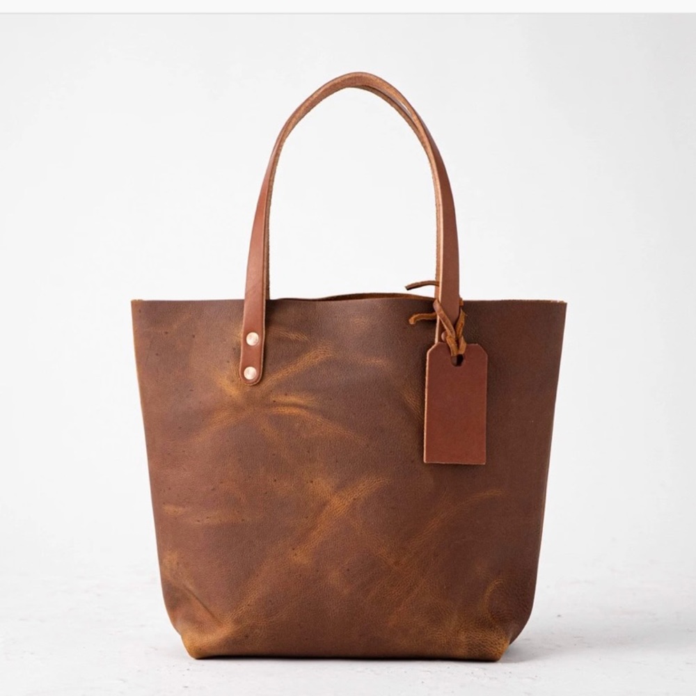 KMM & Co leather tote